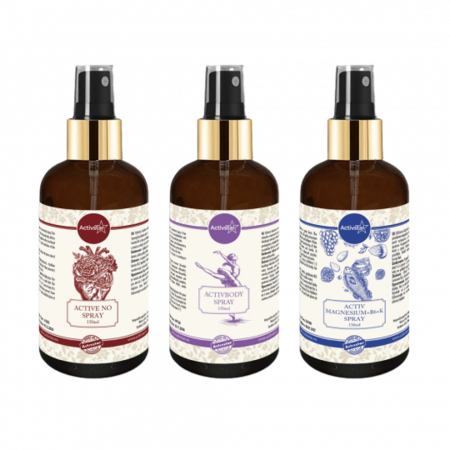Activbody spray 150 ml, Activ NO spray 150 ml, ACTIVMAGNESIUM SPRAY 150 ml